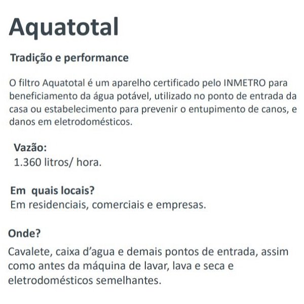 Filtro de Agua 3m Aquatotal Aqt25f Aqualar Ha701004046 - 5