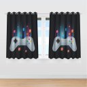 Ver imagem 2 de Cortina Gamer Jogos Infantil 2,60x1,50m Mod 02 - Tecido