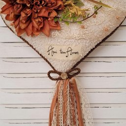 Coração Pendente Perfumado Aqui Tem Amor 60x34 Cm - 4
