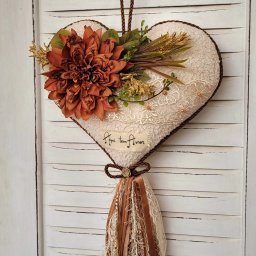 Coração Pendente Perfumado Aqui Tem Amor 60x34 Cm - 5
