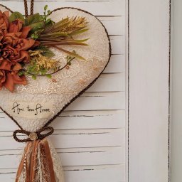 Coração Pendente Perfumado Aqui Tem Amor 60x34 Cm - 6