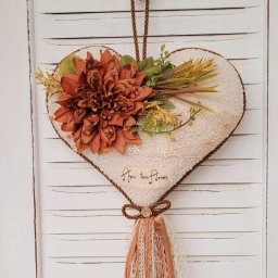 Coração Pendente Perfumado Aqui Tem Amor 60x34 Cm - 1