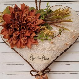Coração Pendente Perfumado Aqui Tem Amor 60x34 Cm - 3