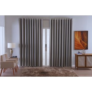 Cortina para Sala Quarto Blackout Tecido 5,00x2,80 Ellegance:fenfi
