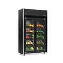 Ver imagem 2 de Expositor 2 Portas All Black Geas2plb Gelopar Auto Serviço All Black 4 Prateleiras 220v