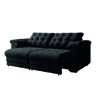 Sofá Retrátil e Reclinável Bipartido 3 Lugares 2,30m Suede Veludo Coliseu Selmer - 1