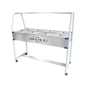 Buffet Térmico 8 Cubas Self Service Inox SPL 506  Spolu 110V