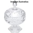 Ver imagem 3 de Bomboniere Compoteira Baleiro Taça Pote Vidro Bala 18x10cm