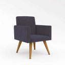 Ver imagem 3 de Kit 10 Cadeiras Poltronas Decorativa - Escritório - Recepção Cor:Cinza