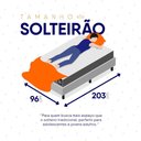 Ver imagem 6 de Colchão Luanda Espuma D28 Solteirão 96x203x24 King House