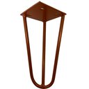 Ver imagem 3 de Kit 08 Pés de Ferro Aço Hairpin Legs 15 cm Bronze A01 Sofá Móveis Mesa - Inoviza