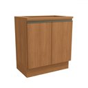 Ver imagem 1 de Balcão de Cozinha para Cooktop Mônica 2 Portas Canela - Kappesberg