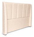 Ver imagem 4 de Cabeceira Valentina Casal Painel Vertical Estofado Luxo Bz Home Bege