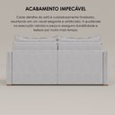 Ver imagem 7 de Sofá Cama Retrátil em Madeira Eucalipto e Linho 200cm Creta