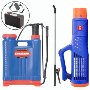 Pulverizador Kawashima PM-P20 Manual 20 Litros + Acessório Turbo Nebulizador Kawashima AN12