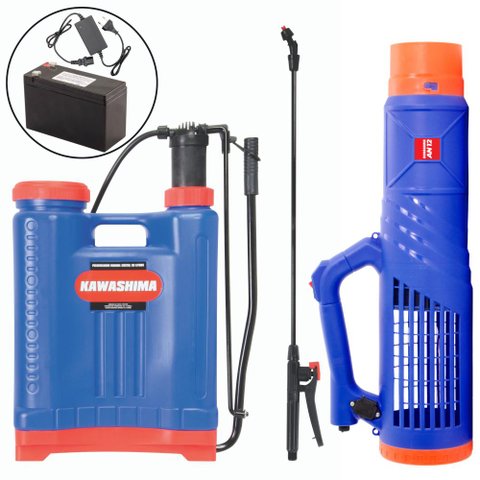 Pulverizador Kawashima PM-P20 Manual 20 Litros + Acessório Turbo Nebulizador Kawashima AN12