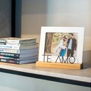 Ver imagem 1 de Porta retrato 13x18cm Te amo
