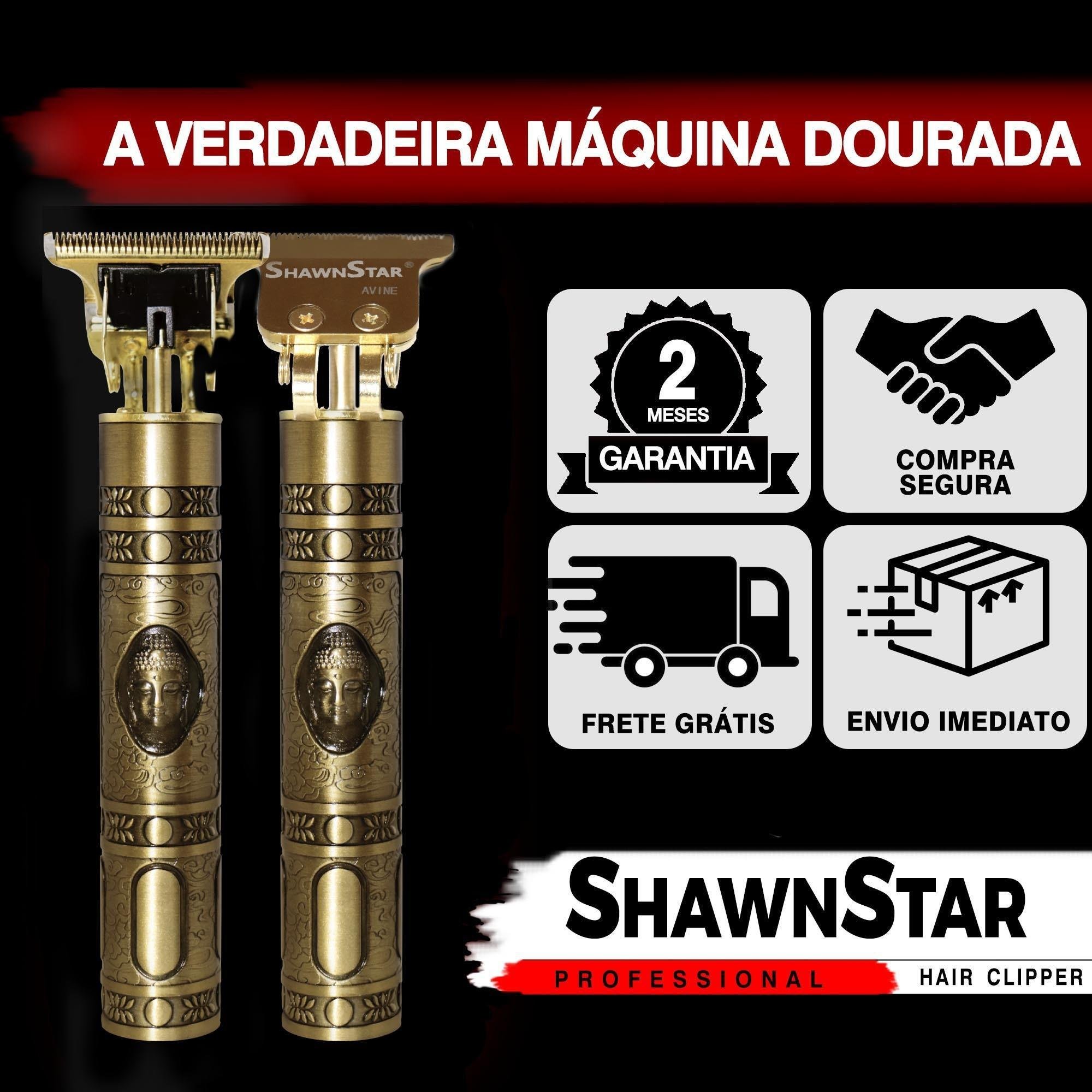 Maquina de Cortar Cabelo Acabamento Profissional sem Fio - 6