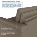 Ver imagem 7 de Sofá Cama Retrátil e Reclinável 4 Lugares 240cm Veludo com Molas Palmeira CabeCasa MadeiraOriginals