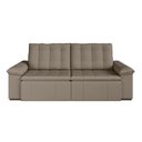 Ver imagem 3 de Sofá Cama Retrátil e Reclinável 4 Lugares 240cm Veludo com Molas Palmeira CabeCasa MadeiraOriginals