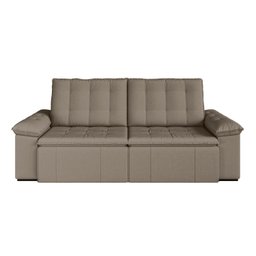 Sofá Cama Retrátil e Reclinável 4 Lugares 240cm Veludo com Molas Palmeira CabeCasa MadeiraMadeira - 11