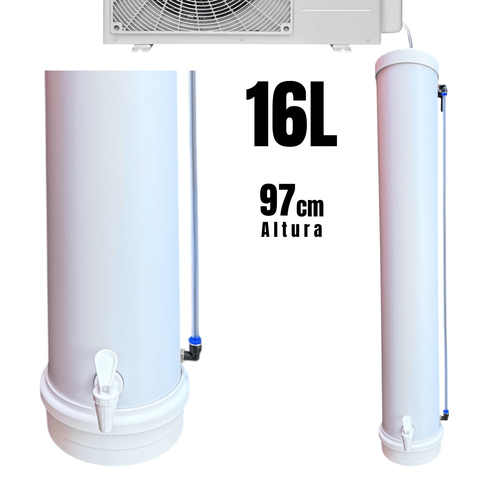 Dreno Ecológico P/ Ar Condicionado Drenoeco - 16l - Cor Branco 97 Cm.