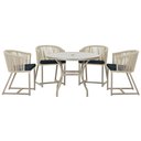 Ver imagem 1 de Mesa com 4 Cadeiras e Noronha Estofado 12 Trama Original Rami