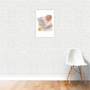 Ver imagem 2 de Quadro Decorativo Quarto Canvas Folhas Minimalistas 30x40cm