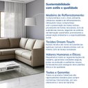 Ver imagem 7 de Sofá de Canto Orquídea 5 Lugares em Veludo CabeCasa MadeiraOriginals