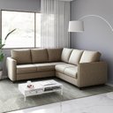 Ver imagem 2 de Sofá de Canto Orquídea 5 Lugares em Veludo CabeCasa MadeiraOriginals