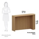 Ver imagem 3 de Bancada de Cozinha para Ilha 100% Mdf com Tampo Lumina Luciane Móveis