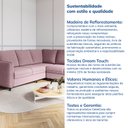 Ver imagem 7 de Sofá de Canto Orquídea 5 Lugares em Veludo CabeCasa MadeiraOriginals