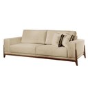 Ver imagem 1 de Sofá Fixo Magnus 4 Lugares Luxo 2,30m Castellar Móbile Linho Bege