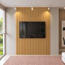 Ver imagem 1 de Painel para TV até 65 Polegadas MDF 270cm x 200cm Castanho