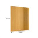 Ver imagem 3 de Painel para TV até 65 Polegadas MDF 270cm x 200cm Castanho