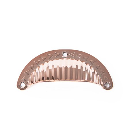 Puxador Concha Colonial Kit com 6 Unidades: Rose Gold 1005