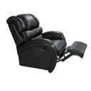 Ver imagem 3 de Poltrona Cadeira Imperial Zero Wall Reclinável Corano com Massageador Cinza Império