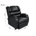 Ver imagem 7 de Poltrona Cadeira Imperial Zero Wall Reclinável Corano com Massageador Cinza Império