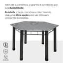 Ver mais imagens de Conjunto Sala de Jantar Mesa Sextavada Paris