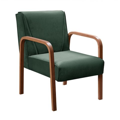 Poltrona Anita Cor:Veludo Verde 270