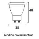 Ver imagem 5 de Kit Spot Embutido MR11 Mini Dicróica Pix Branco com Lâmpada 2700K