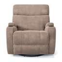 Ver imagem 2 de Poltrona do Papai Reclinável em Tecido Suede Cor Bege Elétrica- Modelo Imperial