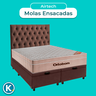 Kit Cabeceira + Cama Box Bau + Colchão Queen Molas Ensacadas Airtech Ortobom - 4