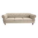 Ver imagem 1 de Sofá Chesterfield Elisabeth 2m - Suede Bege / Recepção, Moveis, Sala, Decoração