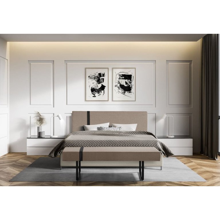 Recamier Banco Divã 100cm Industrial para Quarto Sala Luxo