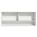 Ver imagem 7 de Armário Aéreo Madesa 2 Portas Correr Vidro Reflex 1 Nicho para Cozinhas Glamy, Lux e Reims Branco Co