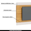 Ver imagem 3 de Painel Decorativo Sala de Estar 146cm Julien Nature/Off White - Gran Belo