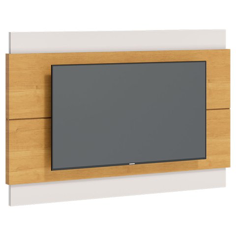 Painel Decorativo Sala de Estar 146cm Julien Nature/Off White - Gran Belo