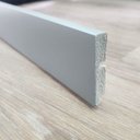 Ver imagem 3 de Rodape Poliestireno 7cm Liso Cinza Glacial 451 Santa Luzia - 2,4 Metros