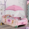 Cama Infantil Menina Princesas Star com Dossel Rosa - Pura Magia - 2
